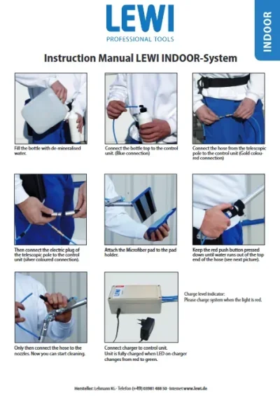 LEWI Indoor-System Manual de instrucciones